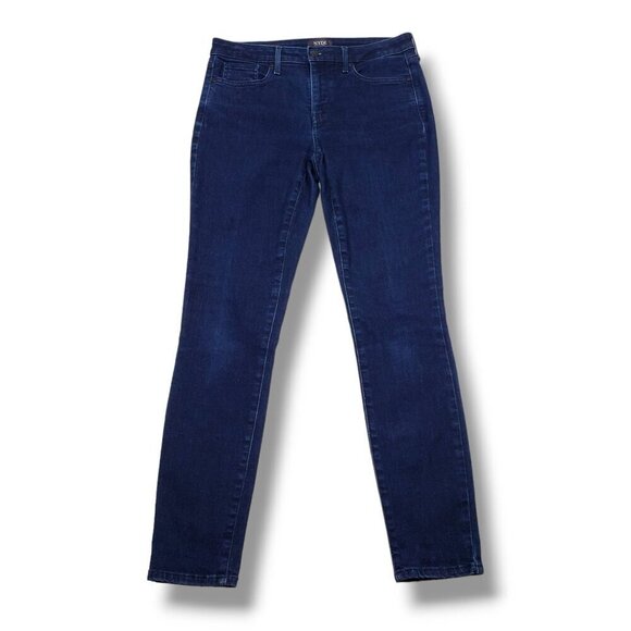 NYDJ Denim - NYDJ‎ Ami Skinny Jeans Womens 6 Mid Rise Lift Tuck Dark Wash